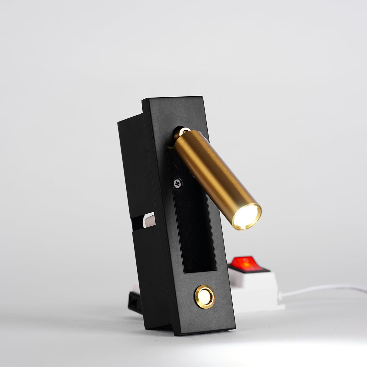 Embedded Bedside Plug-in Sconce