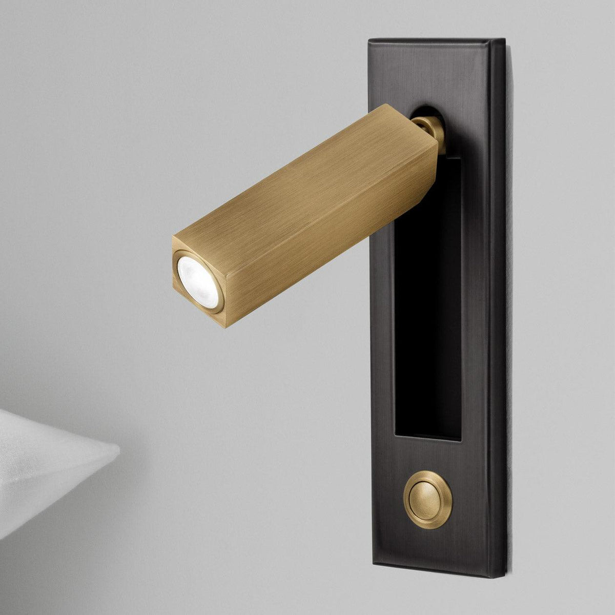 Embedded Bedside Plug-in Sconce