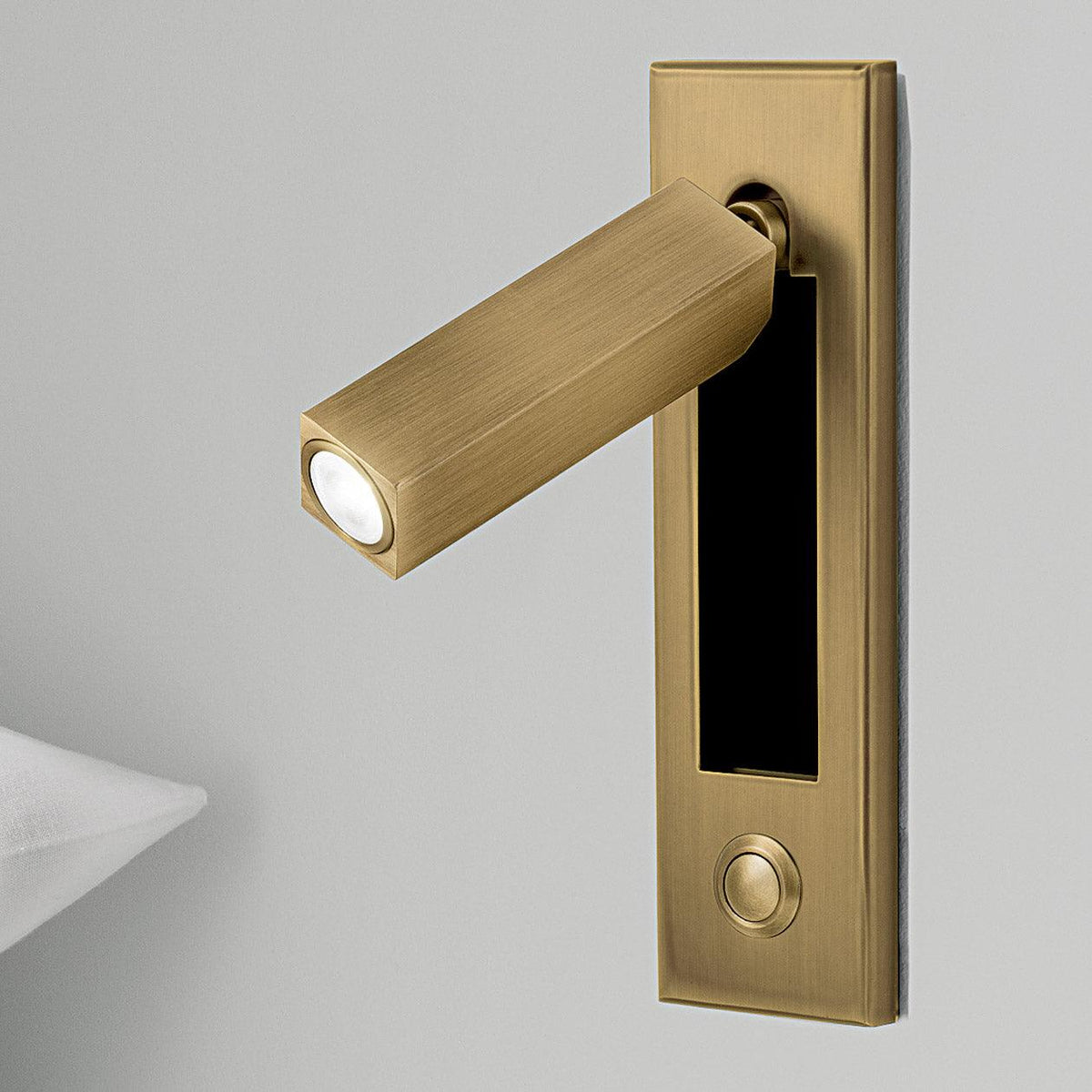 Embedded Bedside Plug-in Sconce