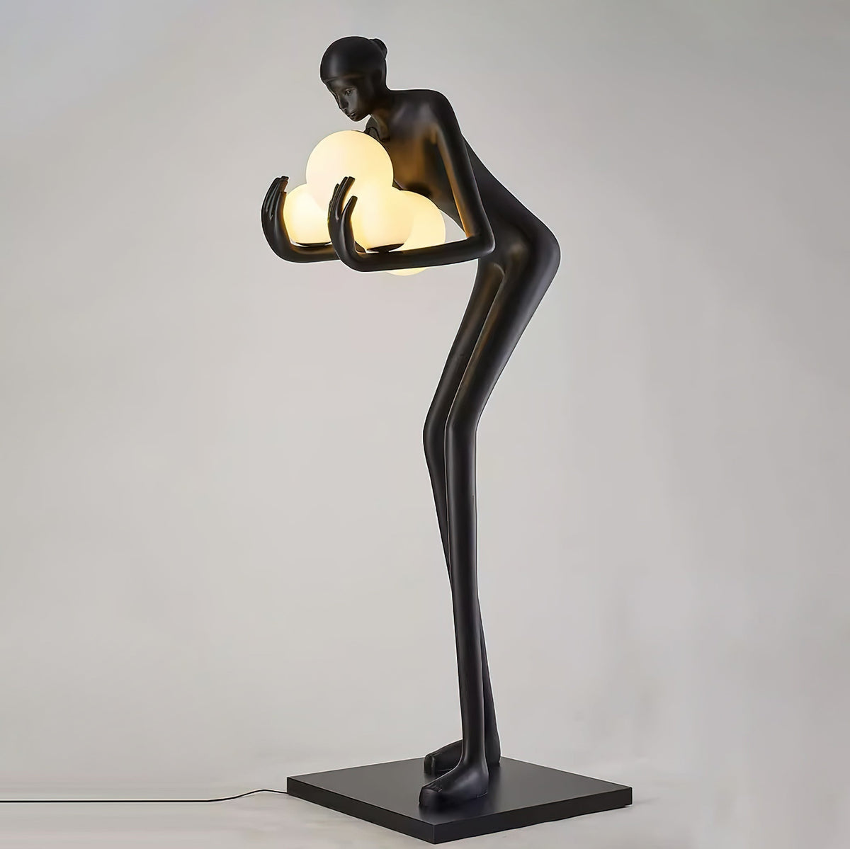 Embrace of Light Sculpture Floor Lamp - view 2