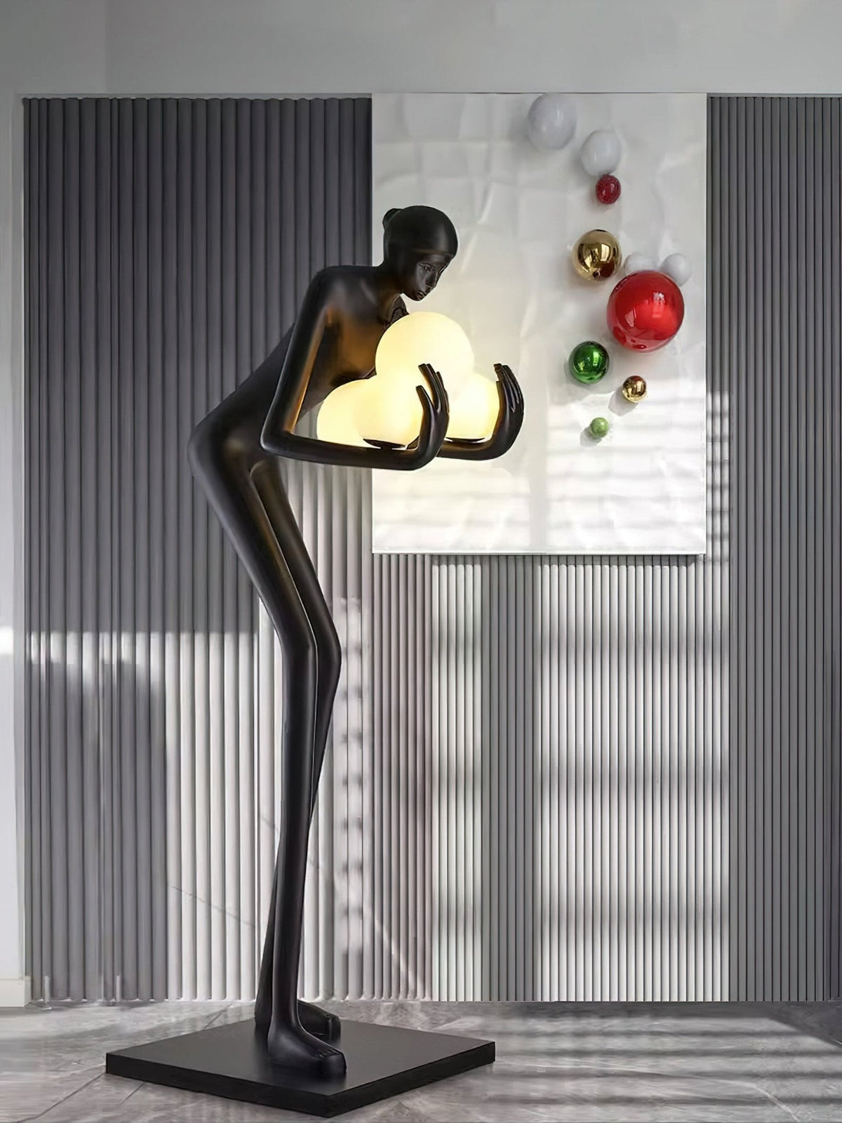 Embrace of Light Sculpture Floor Lamp - view 5