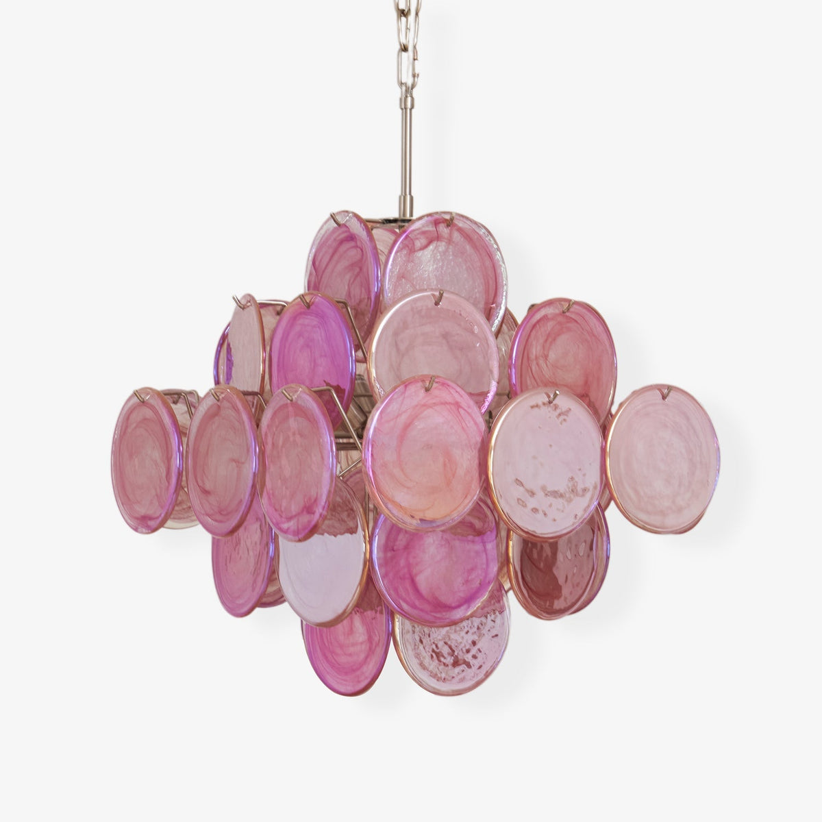 Aurelia Pink Murano Glass Chandelier