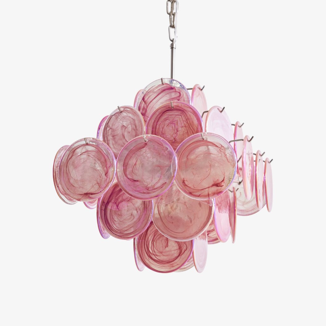 Aurelia Pink Murano Glass Chandelier - view 17