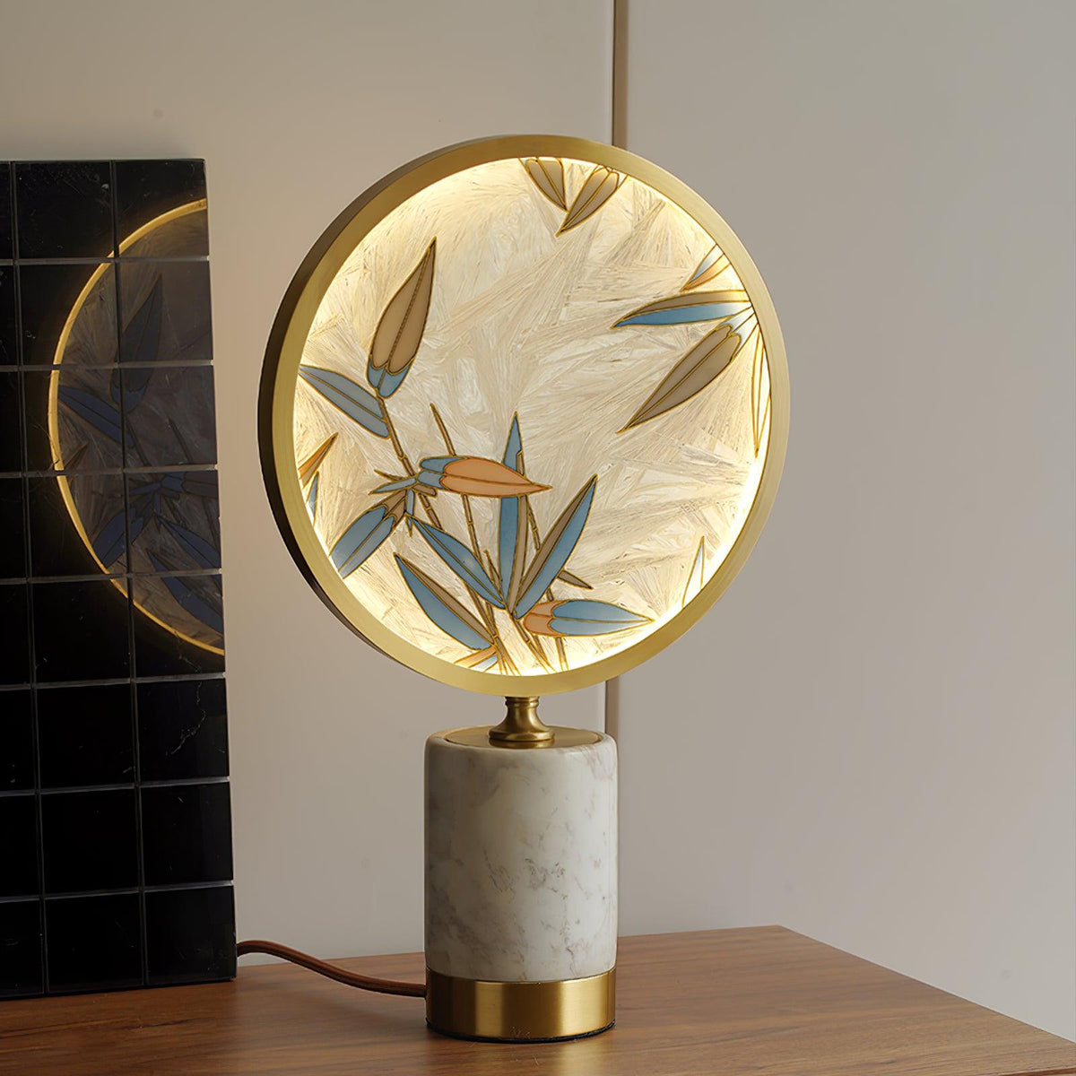 Enamel Table Lamp - view 2