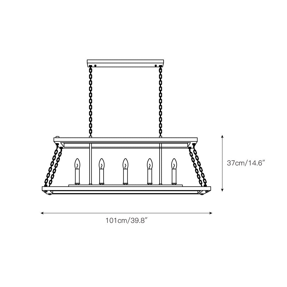 Eniso Island Chandelier - view 3