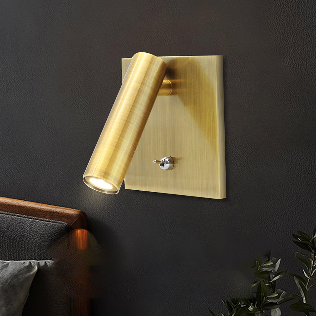 Square Switched Sconce - view 3
