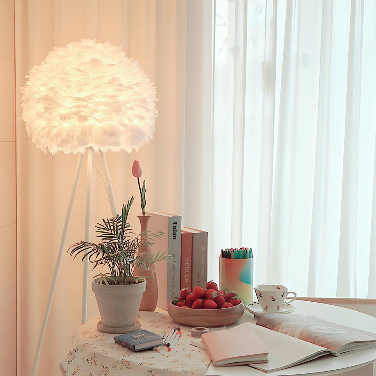 Eos Feather Floor Lamp - view 12