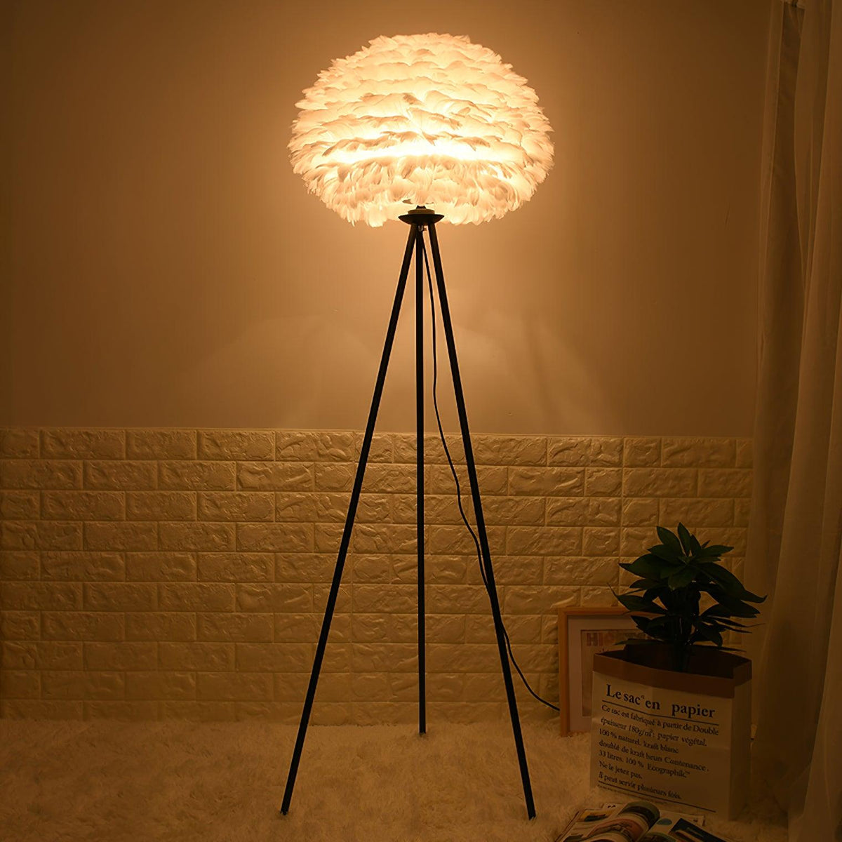 Eos Feather Floor Lamp - view 20