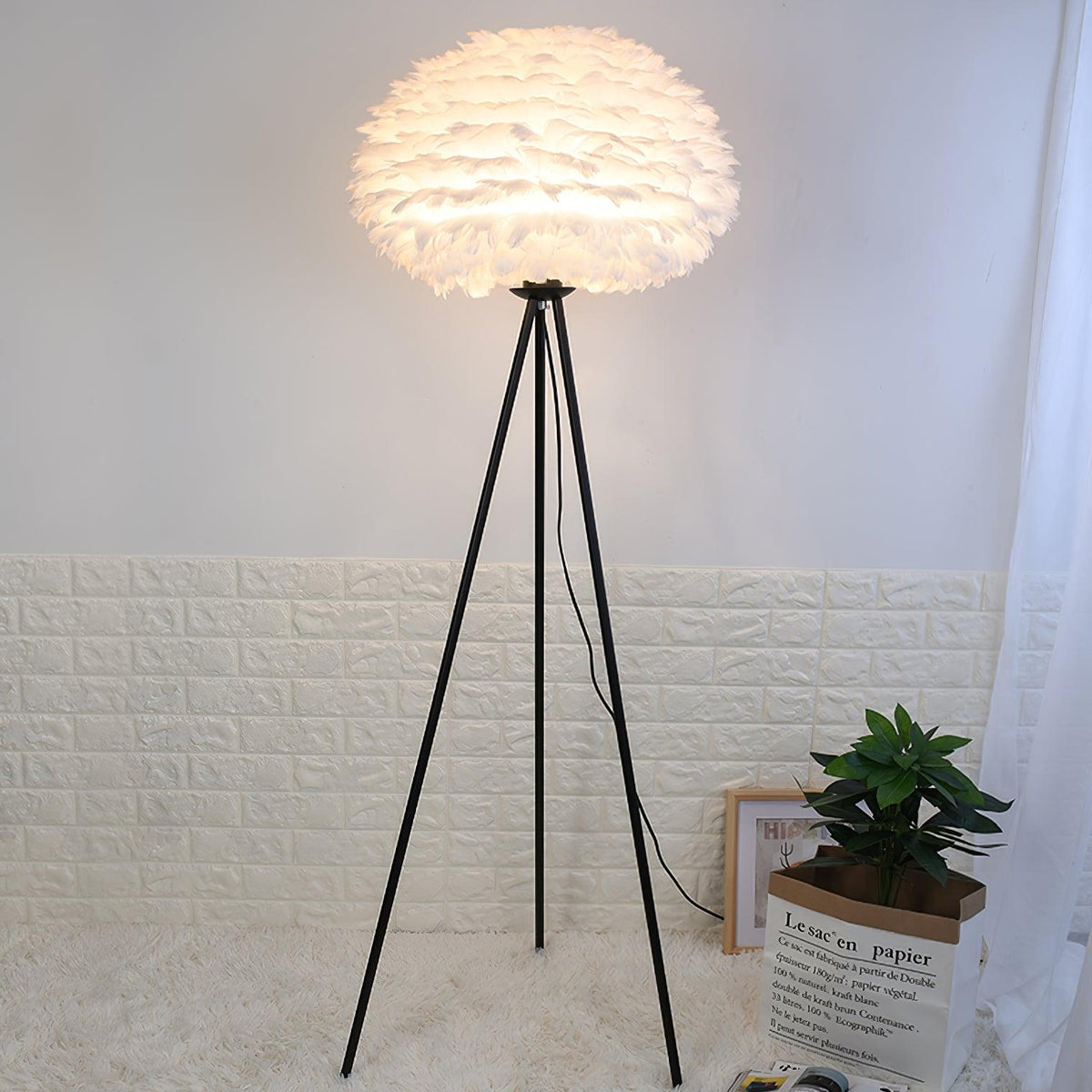 Eos Feather Floor Lamp - view 6