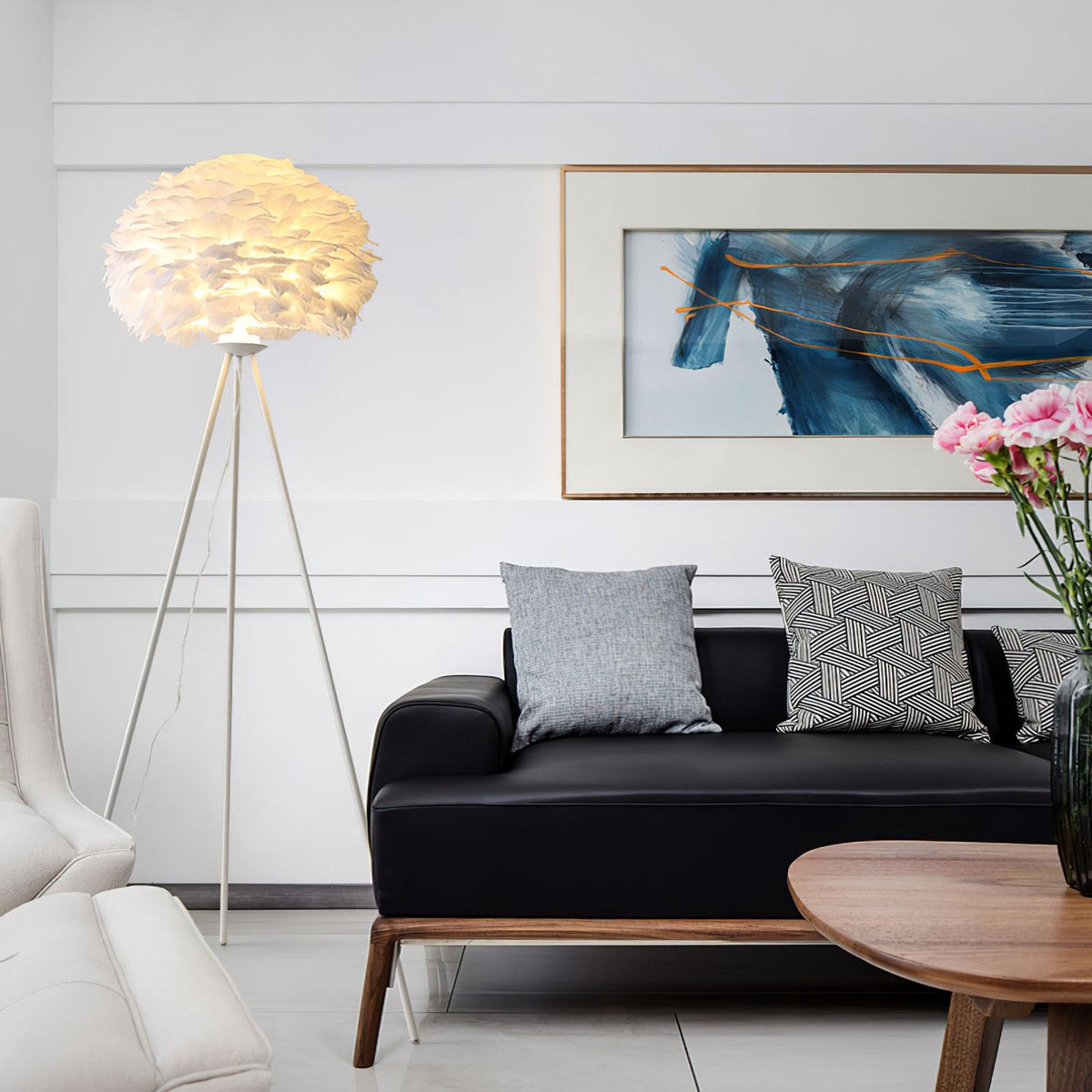 Eos Feather Floor Lamp - view 9