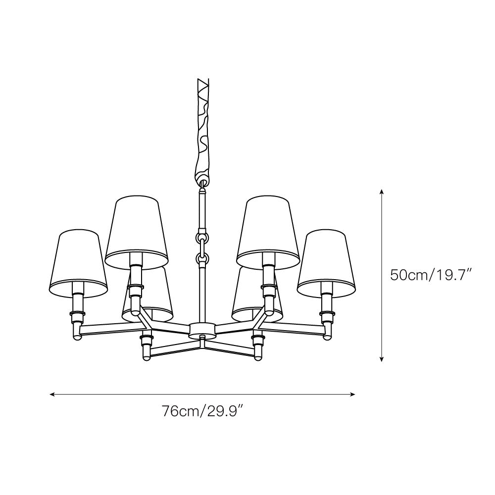 Estense Chandelier - view 3
