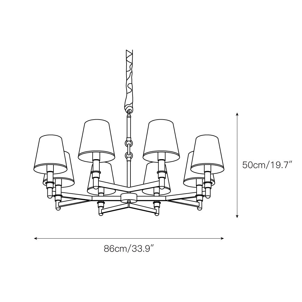 Estense Chandelier - view 4