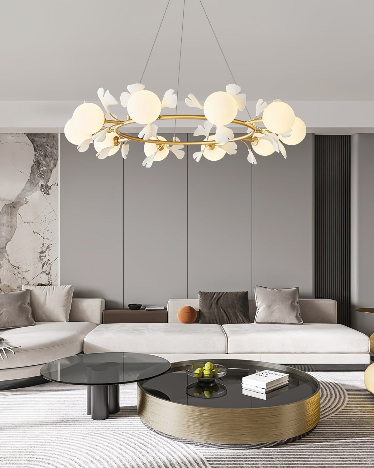 Evander Gingko Chandelier