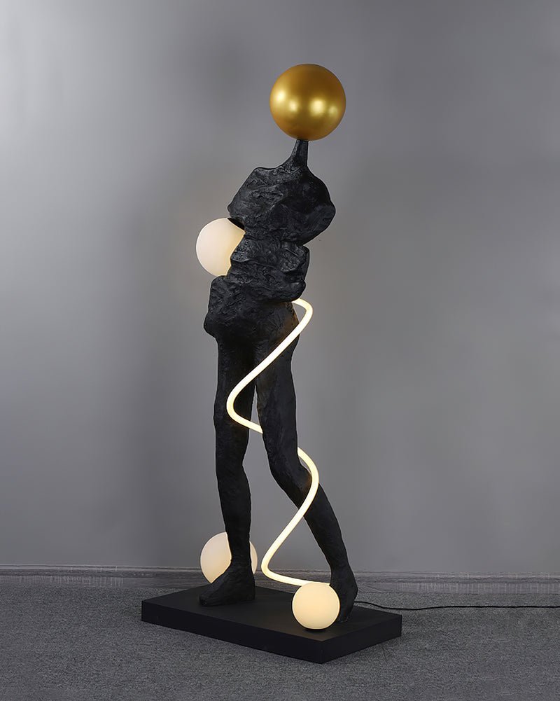 Everett Spiral Floor Lamp - view 4