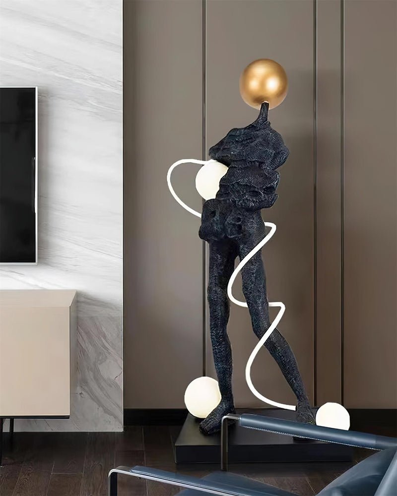 Everett Spiral Floor Lamp - view 6