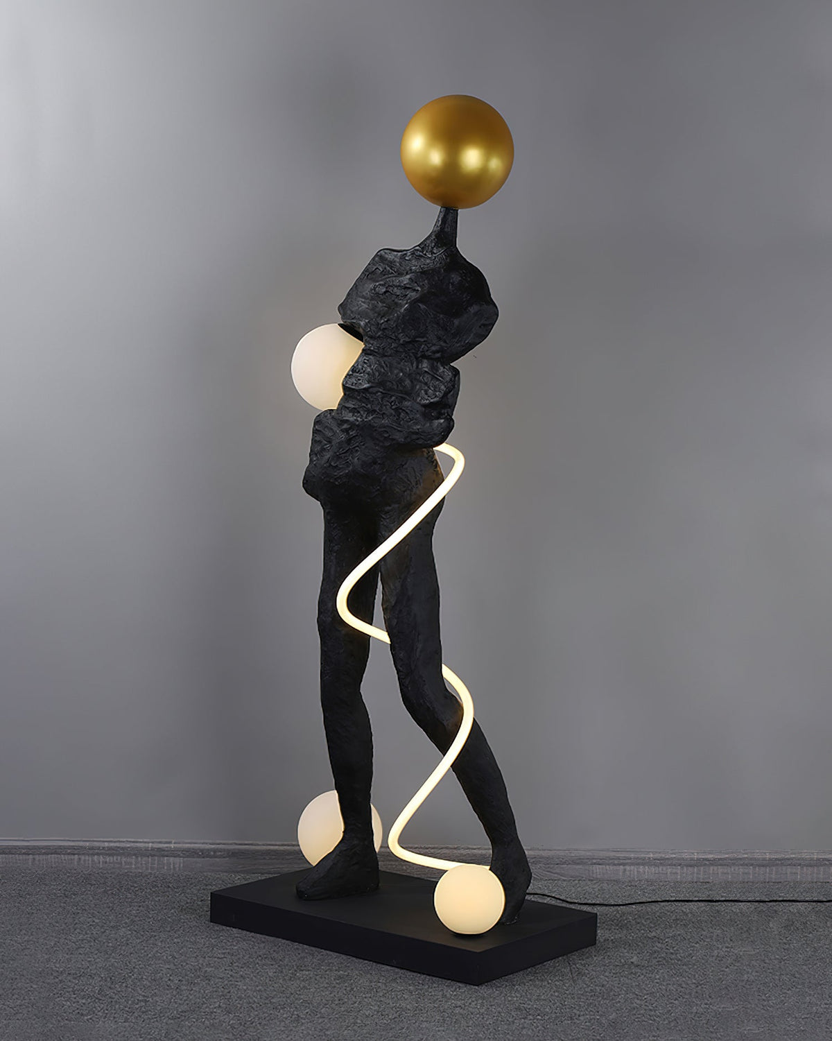 Everett Spiral Floor Lamp - view 13