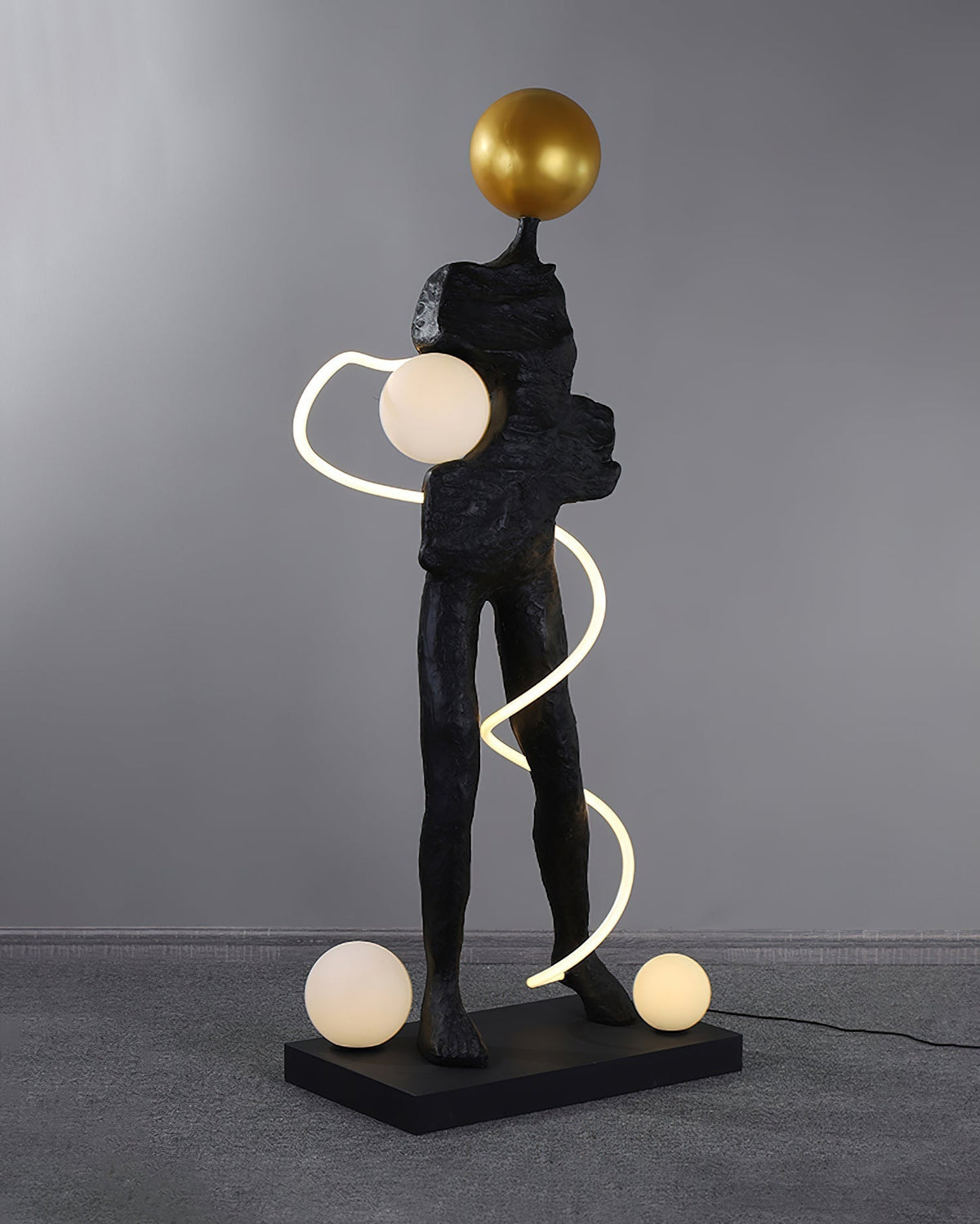 Everett Spiral Floor Lamp - view 14
