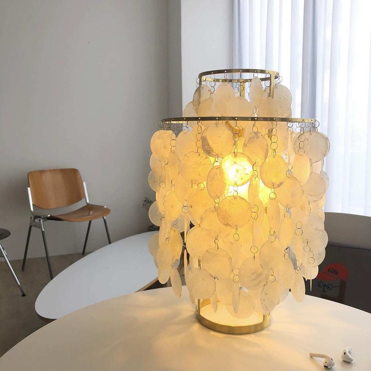 Round Shell Table Lamp - view 2