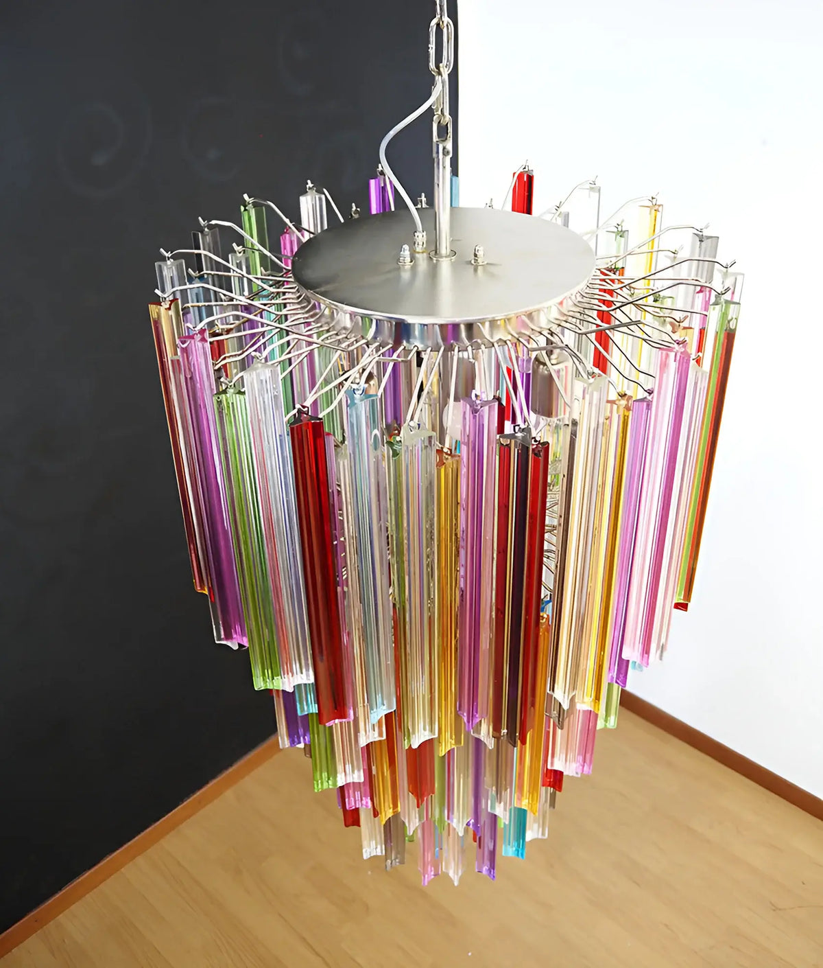 Fantastic Murano Prisms Multicolor Chandelier - view 6