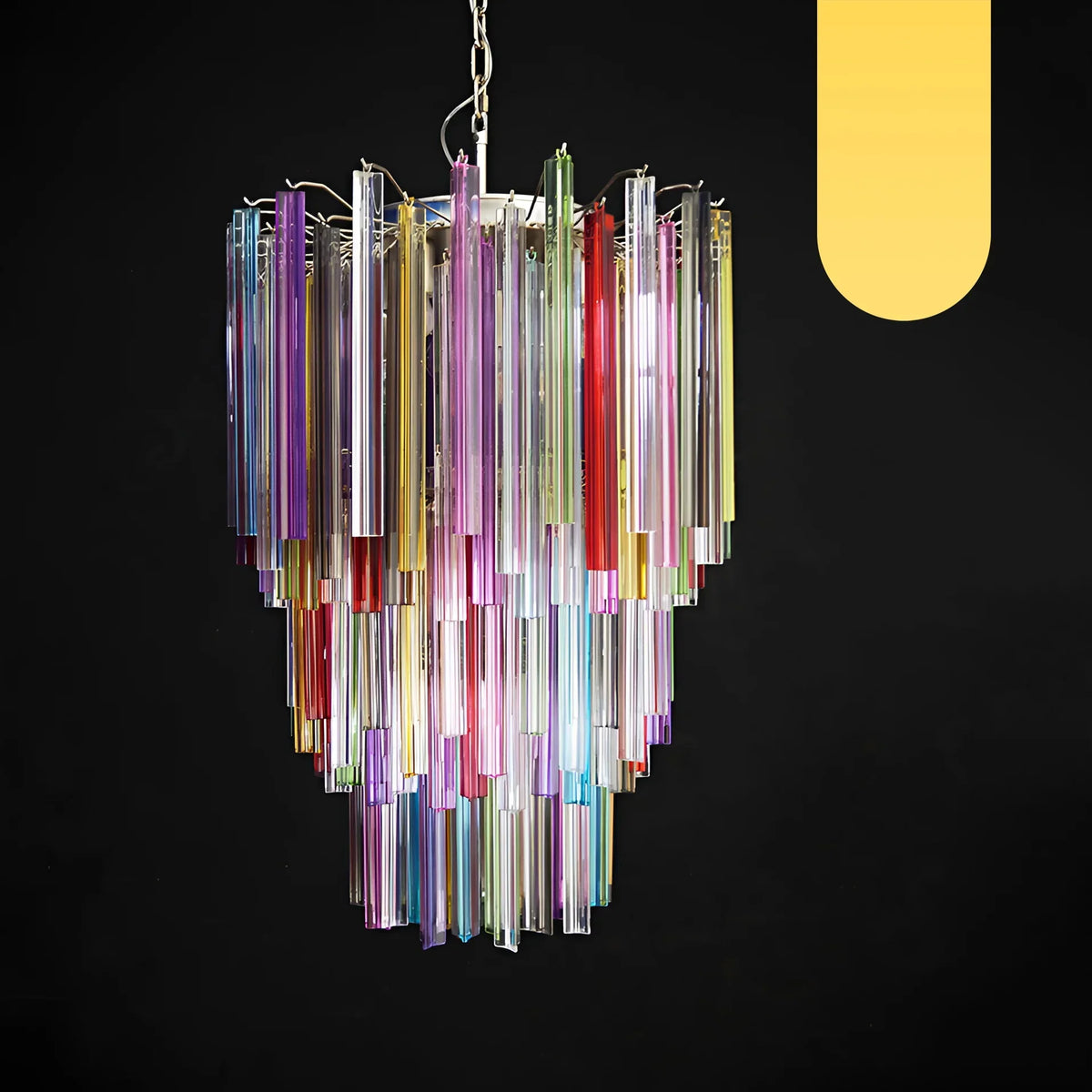 Fantastic Murano Prisms Multicolor Chandelier - view 18