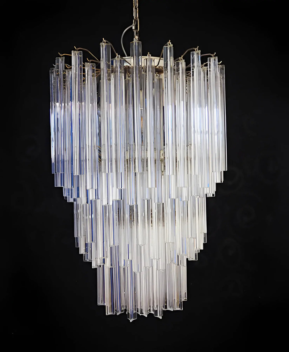 Fantastic Murano Prisms Transparent Chandelier - view 24