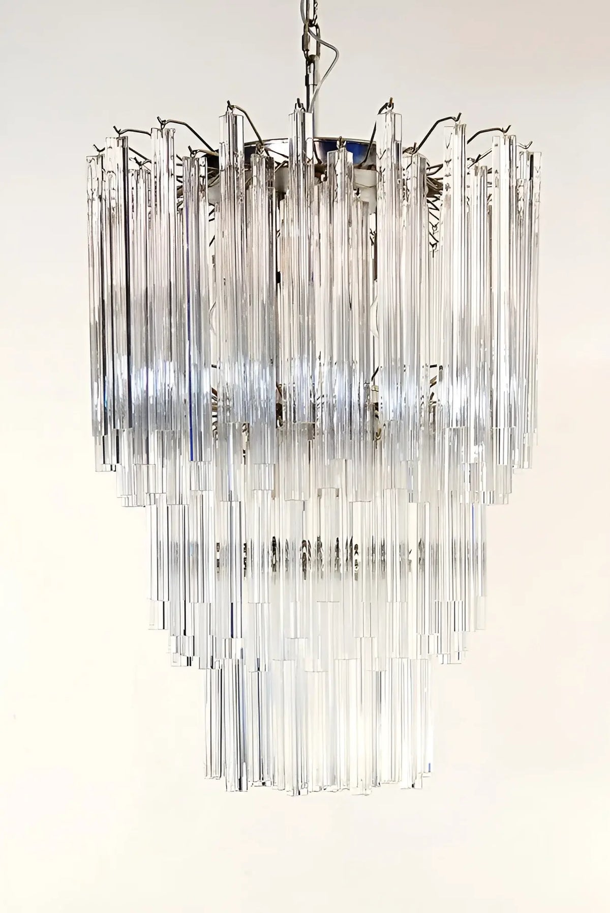 Fantastic Murano Prisms Transparent Chandelier - view 25