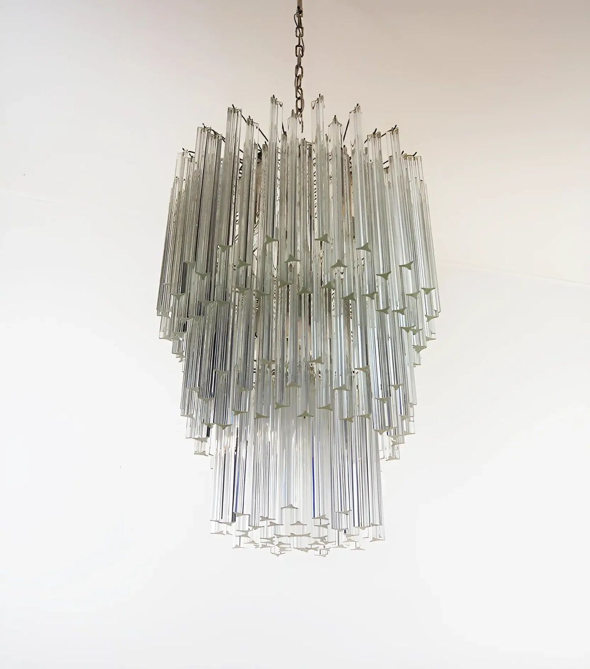 Fantastic Murano Prisms Transparent Chandelier - view 20