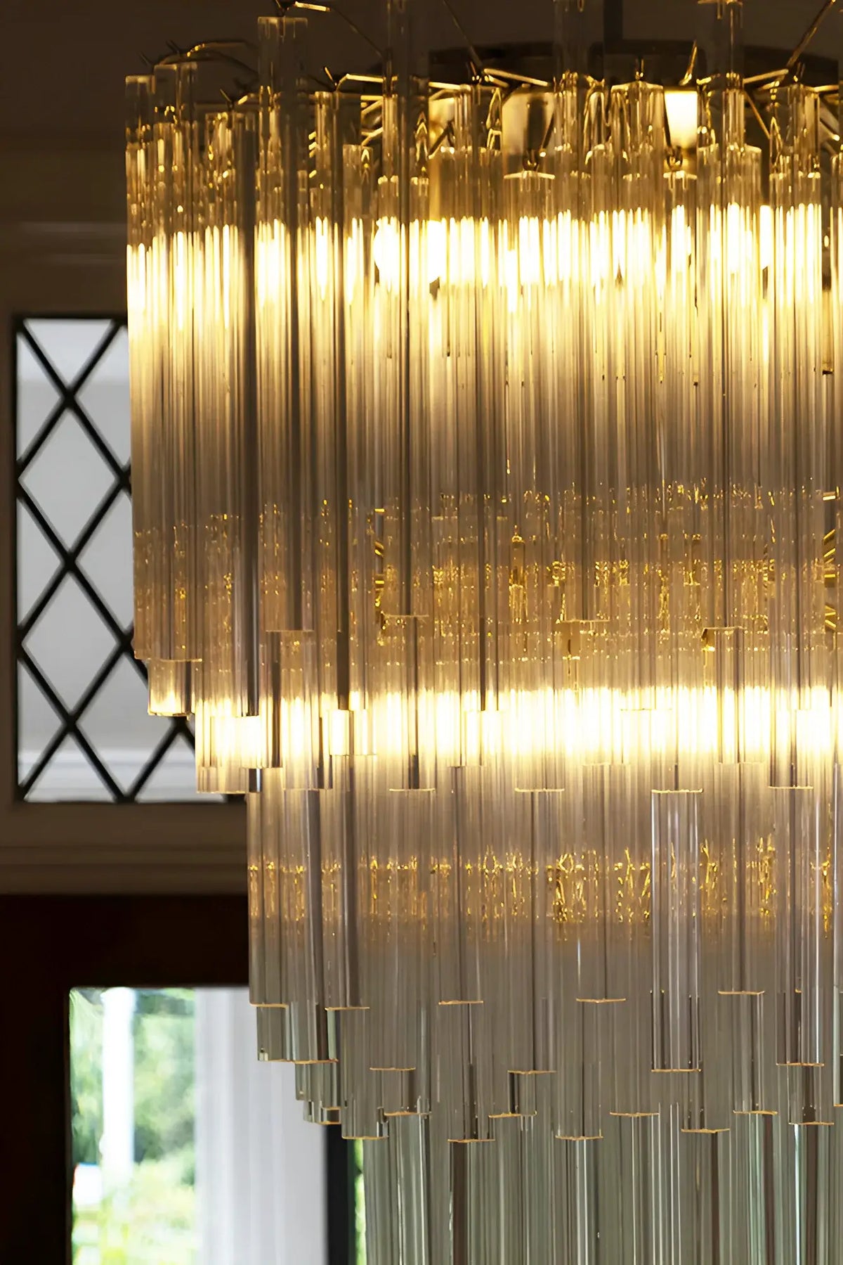 Fantastic Murano Prisms Transparent Chandelier - view 23