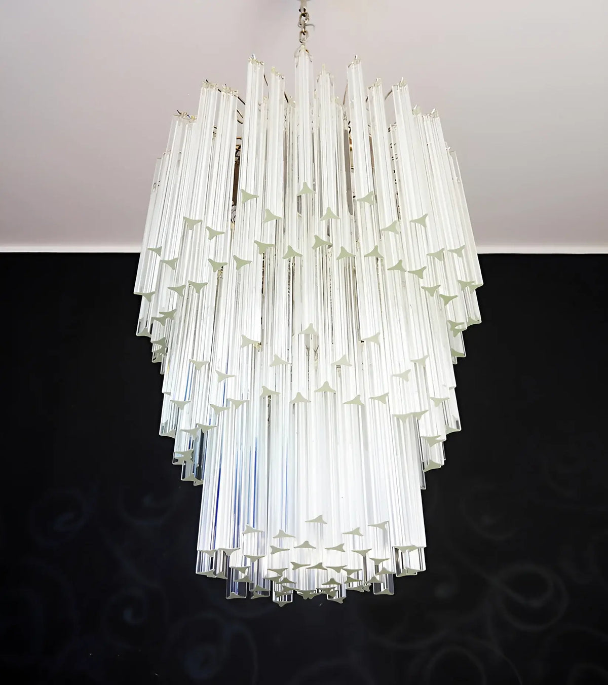 Fantastic Murano Prisms Transparent Chandelier - view 18