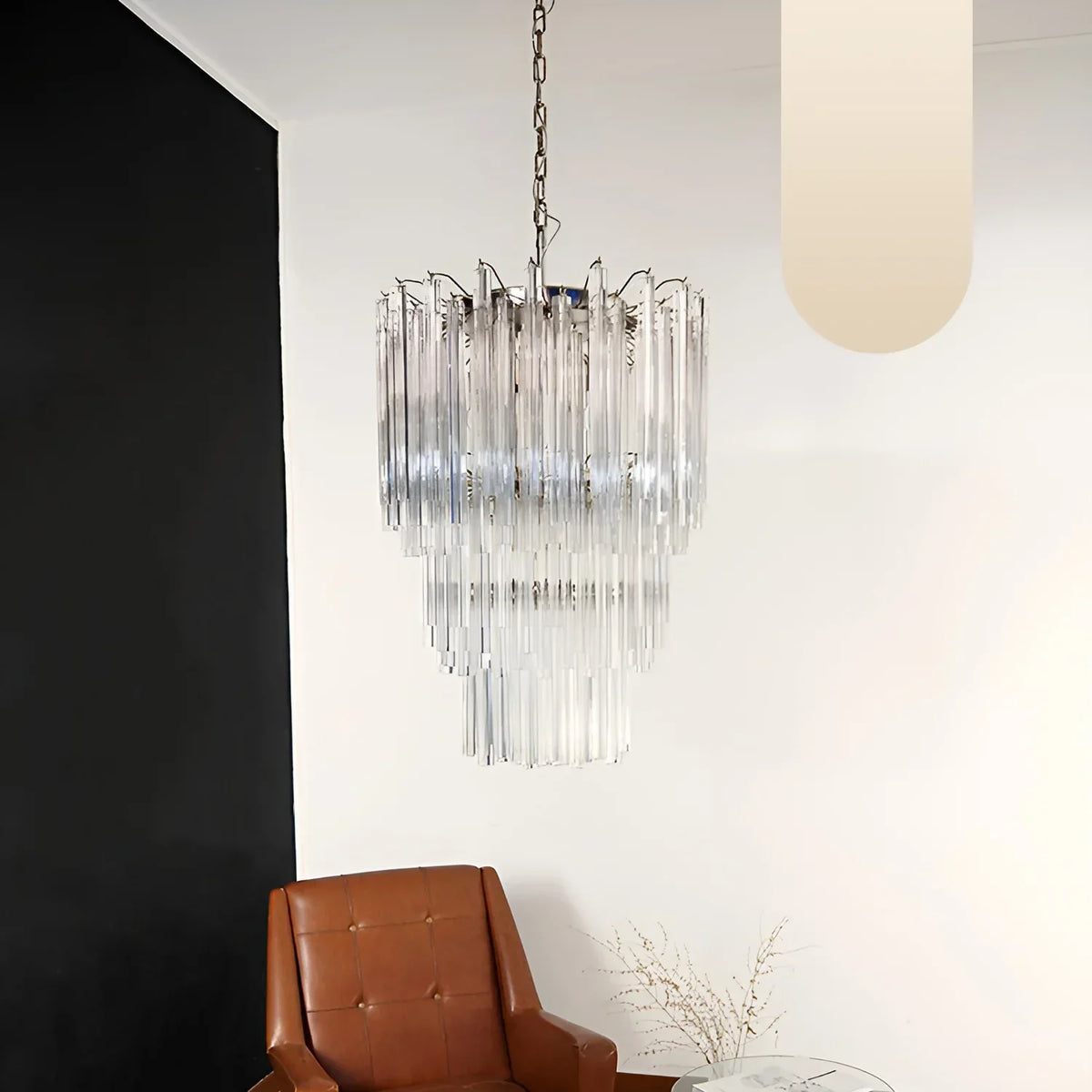 Fantastic Murano Prisms Transparent Chandelier - view 26