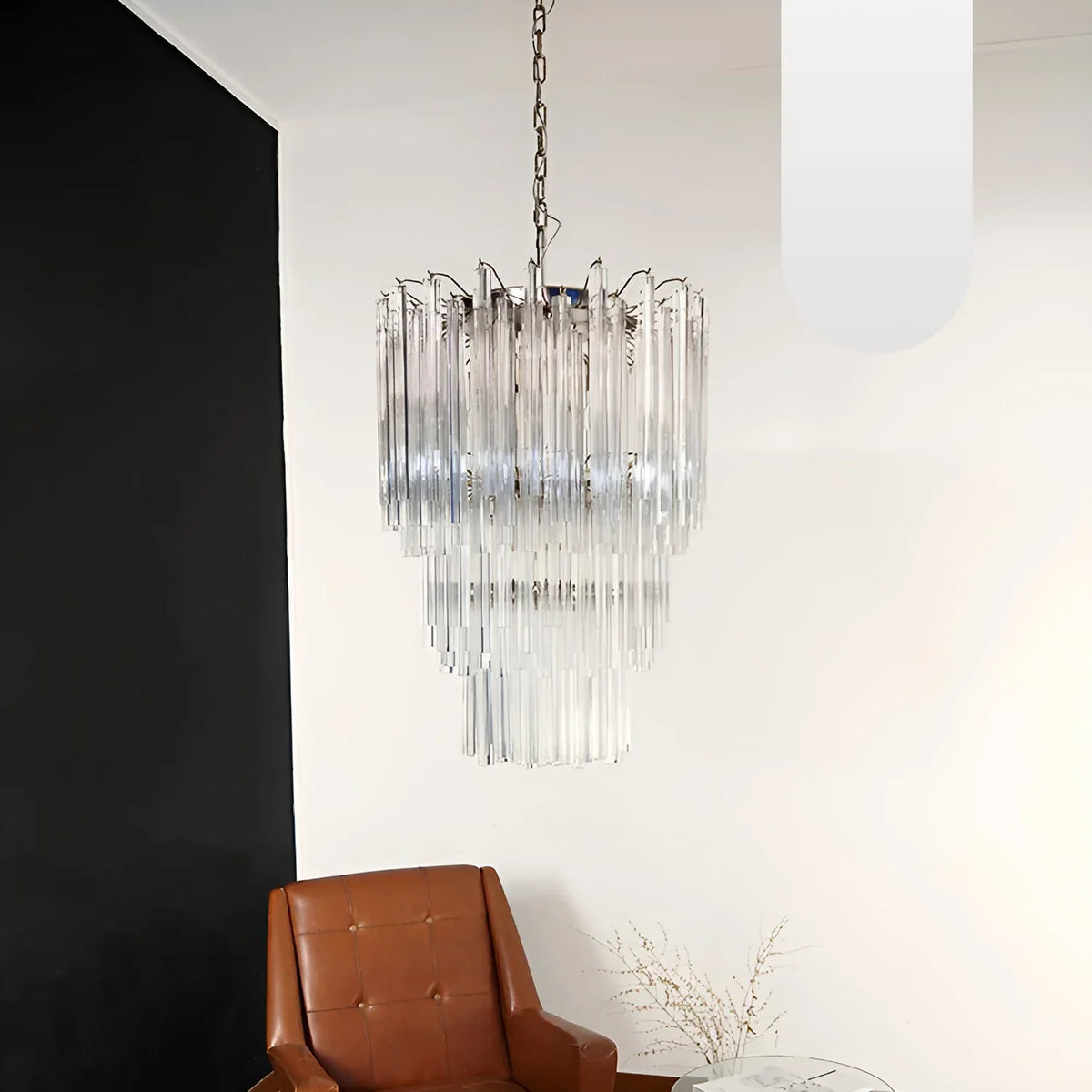 Fantastic Murano Prisms Transparent Chandelier - view 27