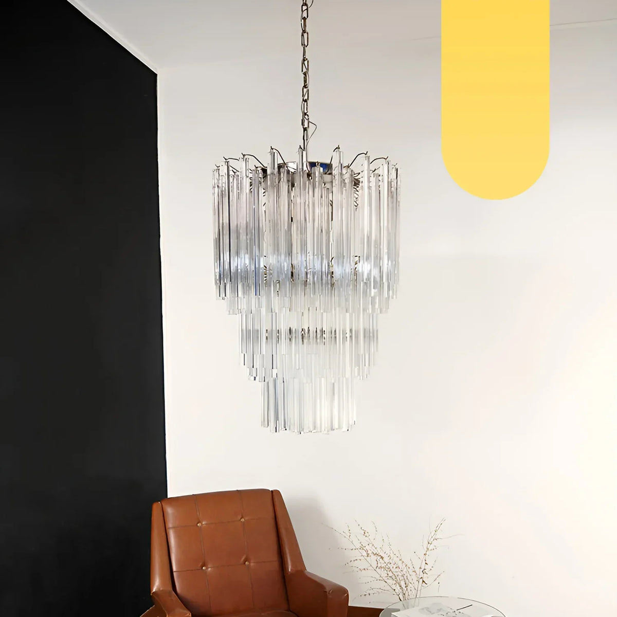 Fantastic Murano Prisms Transparent Chandelier - view 28