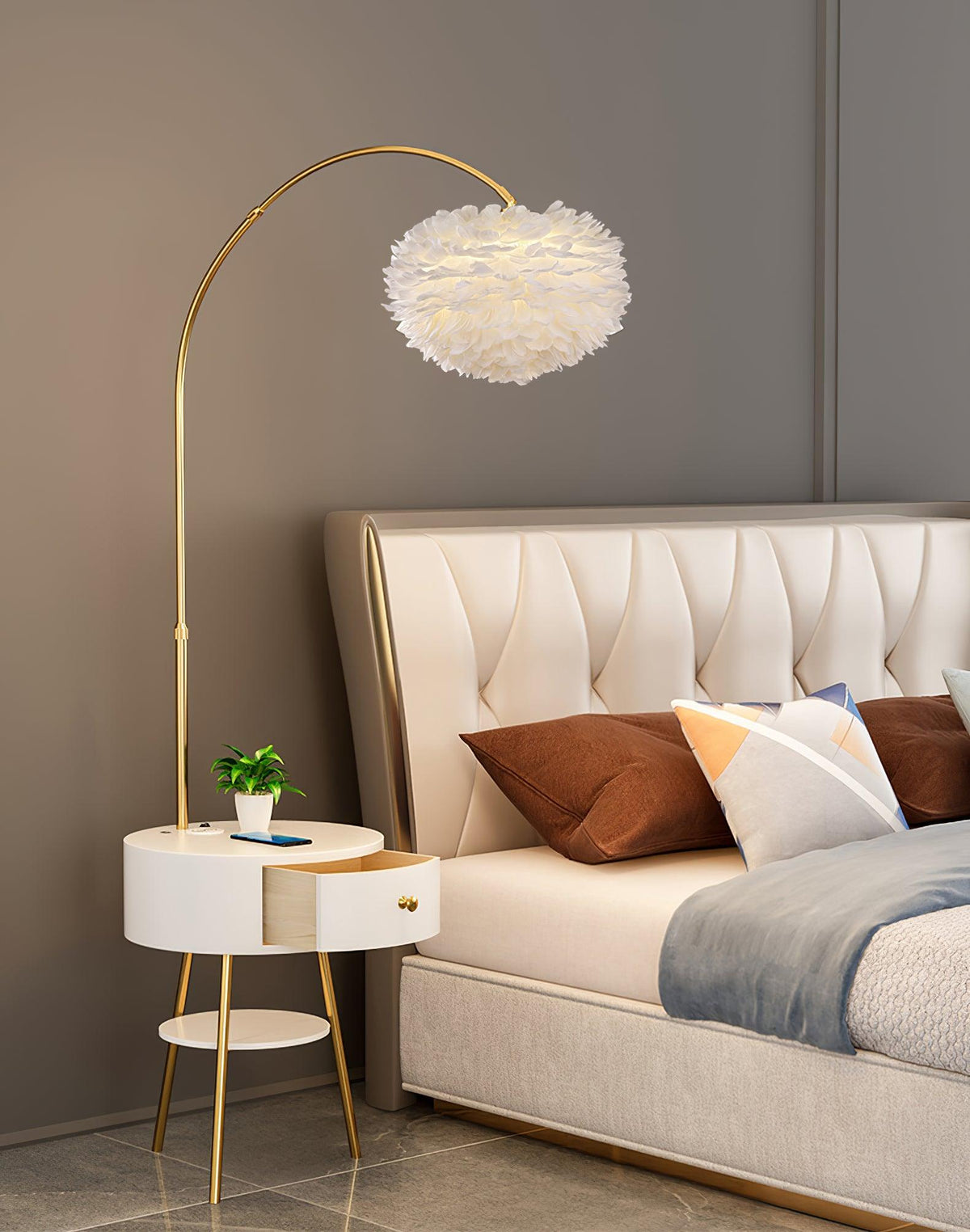 Feather Drawer Floor Lamp - view 2