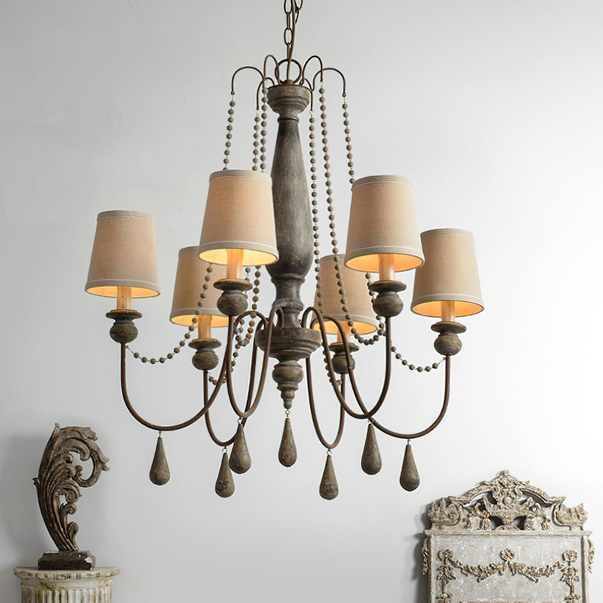 Feiss Clarissa Chandelier - view 2