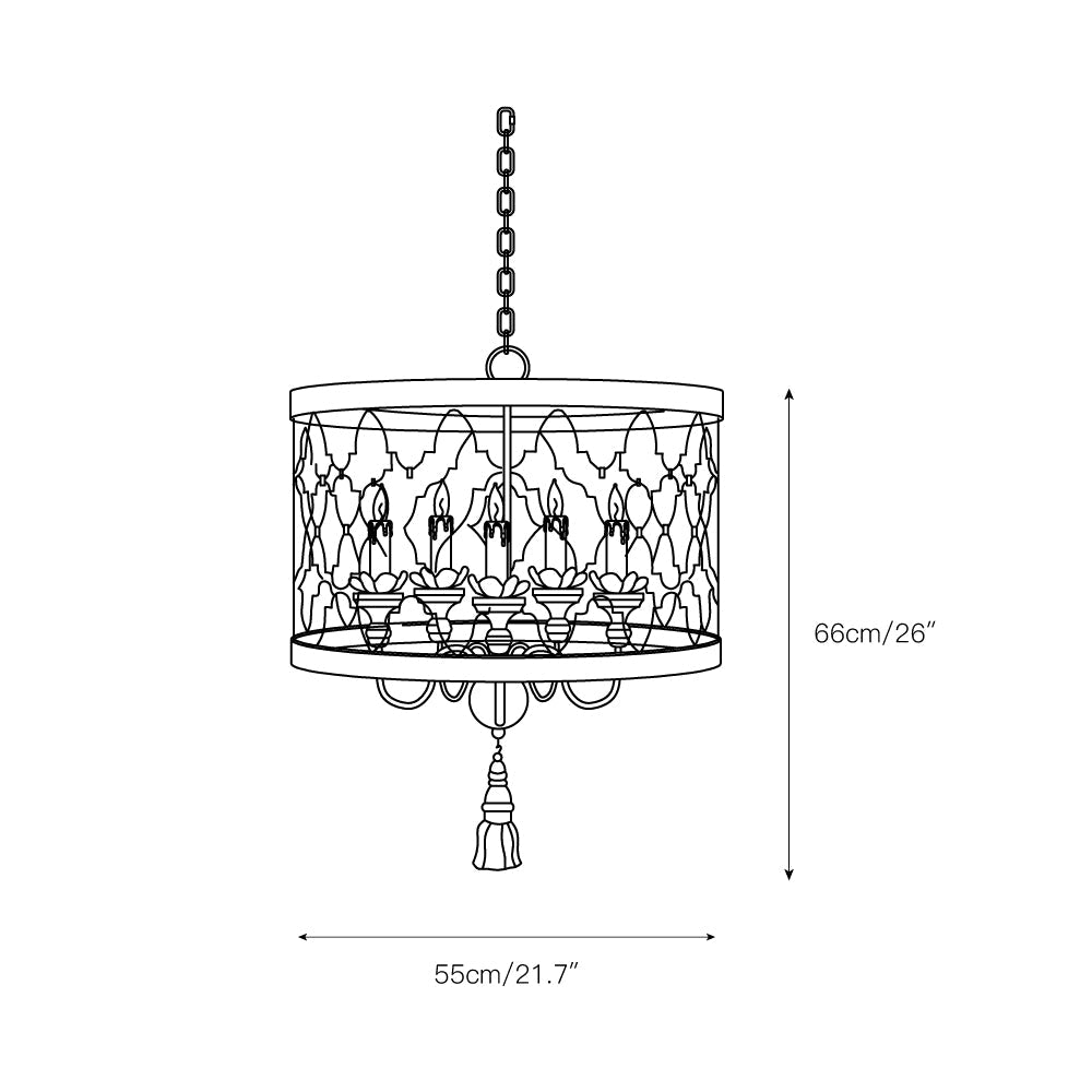 Fiesole Drum Chandelier - view 3