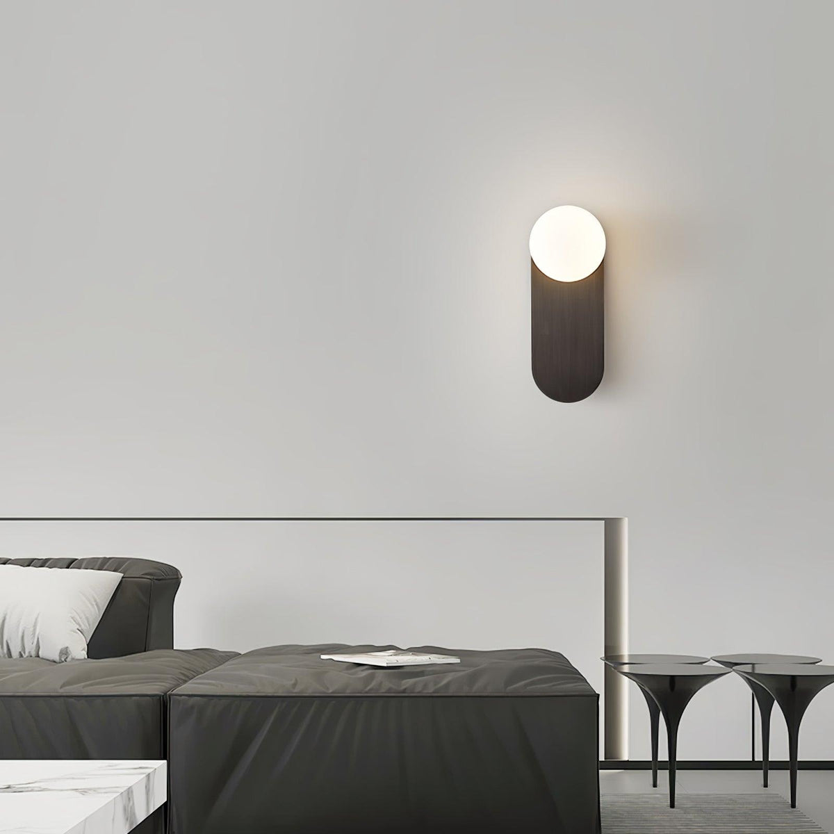 Flat Base Globe Sconce - view 12