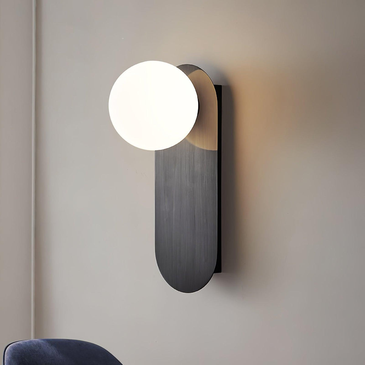 Flat Base Globe Sconce - view 13