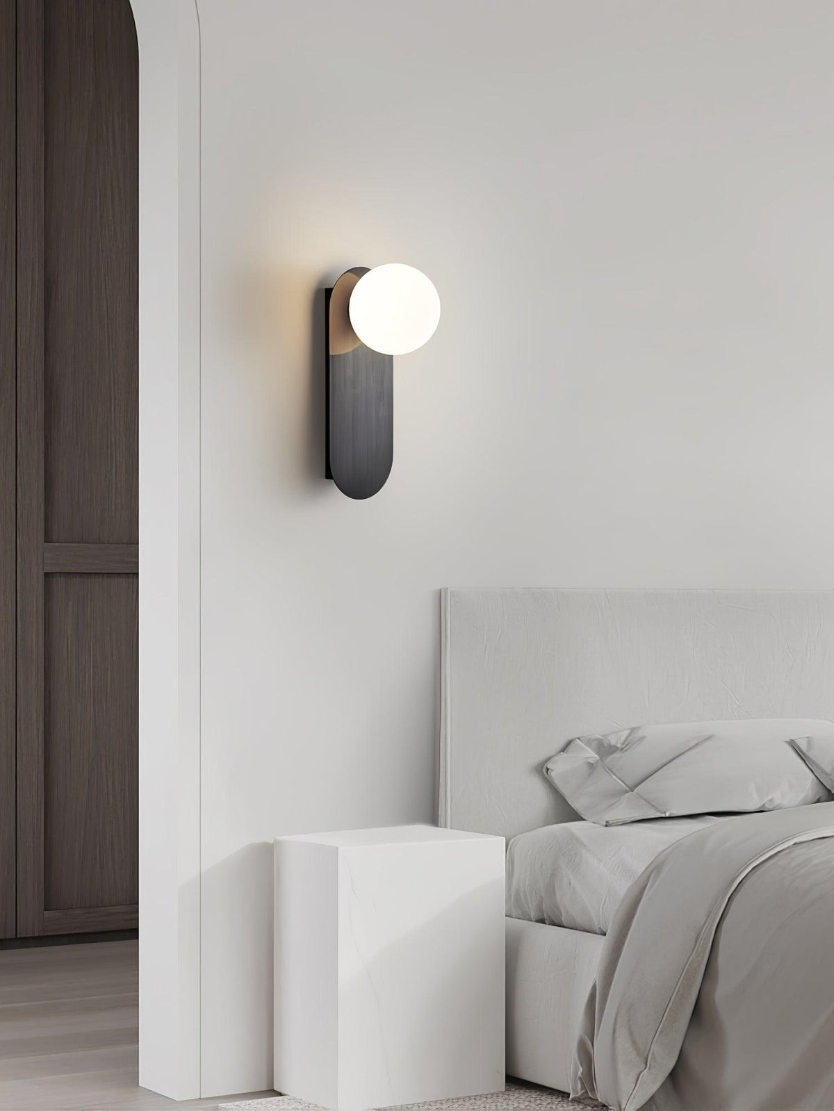 Flat Base Globe Sconce - view 15