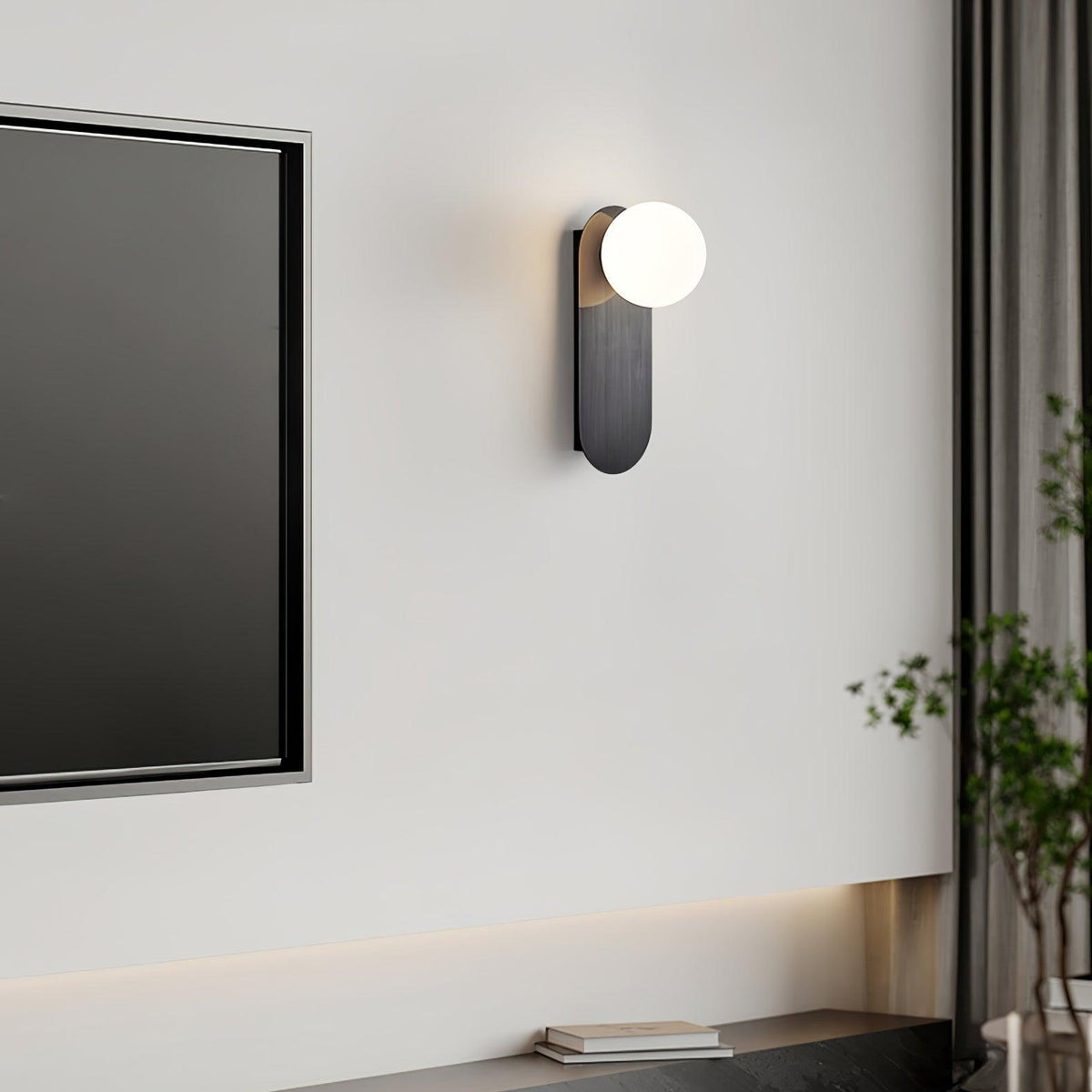Flat Base Globe Sconce - view 6