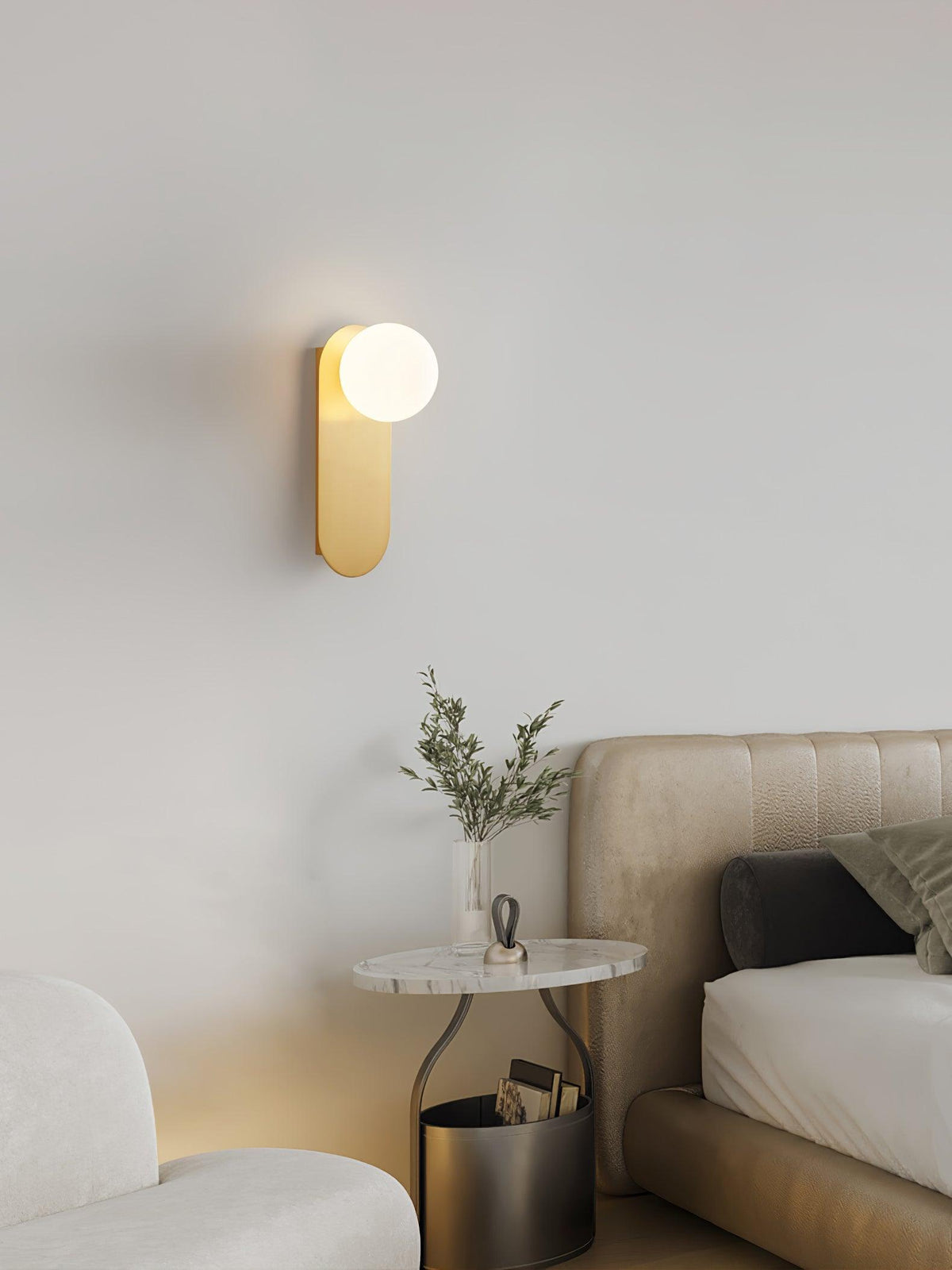 Flat Base Globe Sconce - view 23