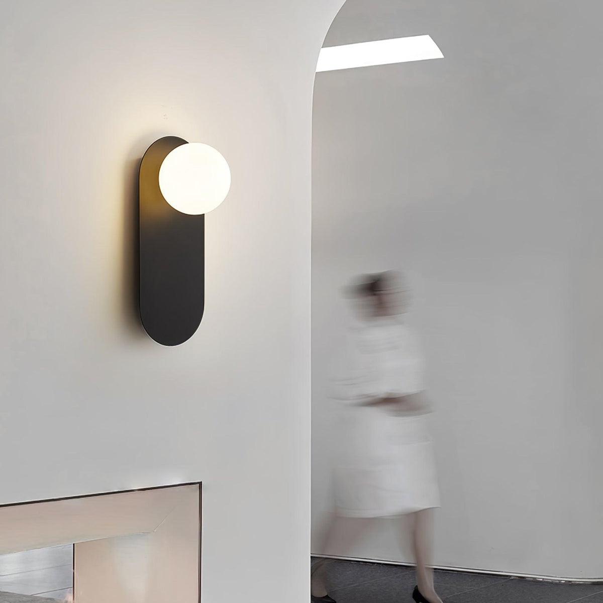 Flat Base Globe Sconce - view 8