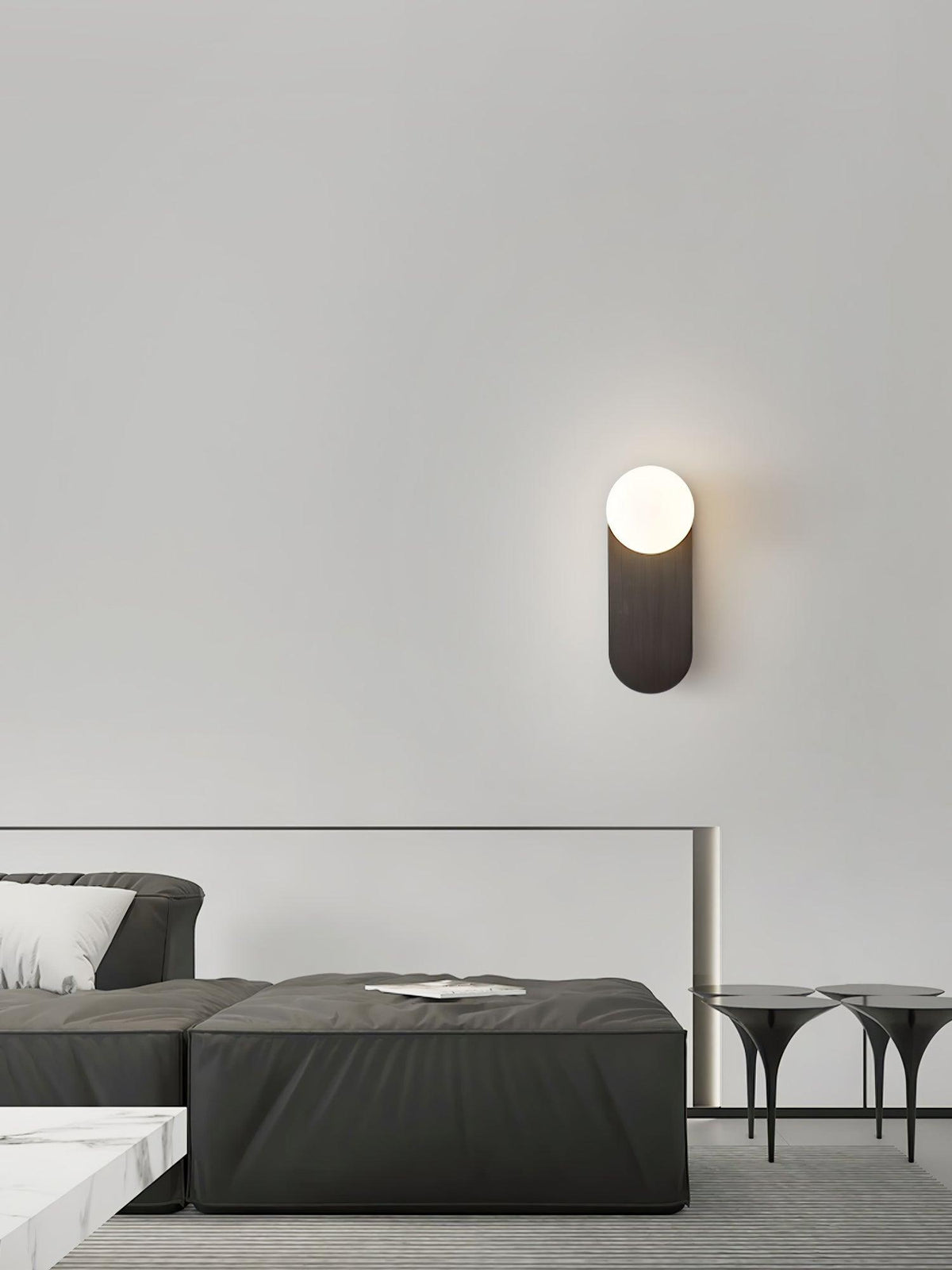 Flat Base Globe Sconce - view 9