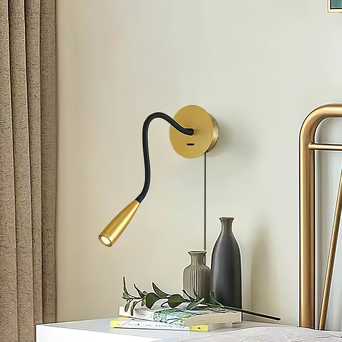 Flexi Hose Plug-in Wall Light - view 5