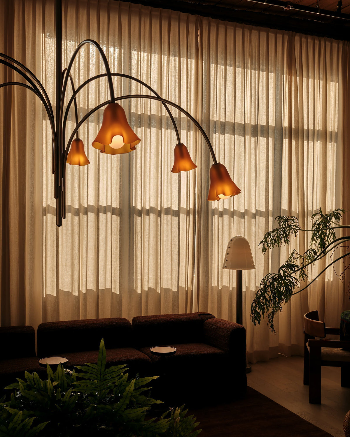 Flora Glass Chandelier - view 8