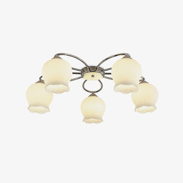 Floral Glass Ceiling Lamp