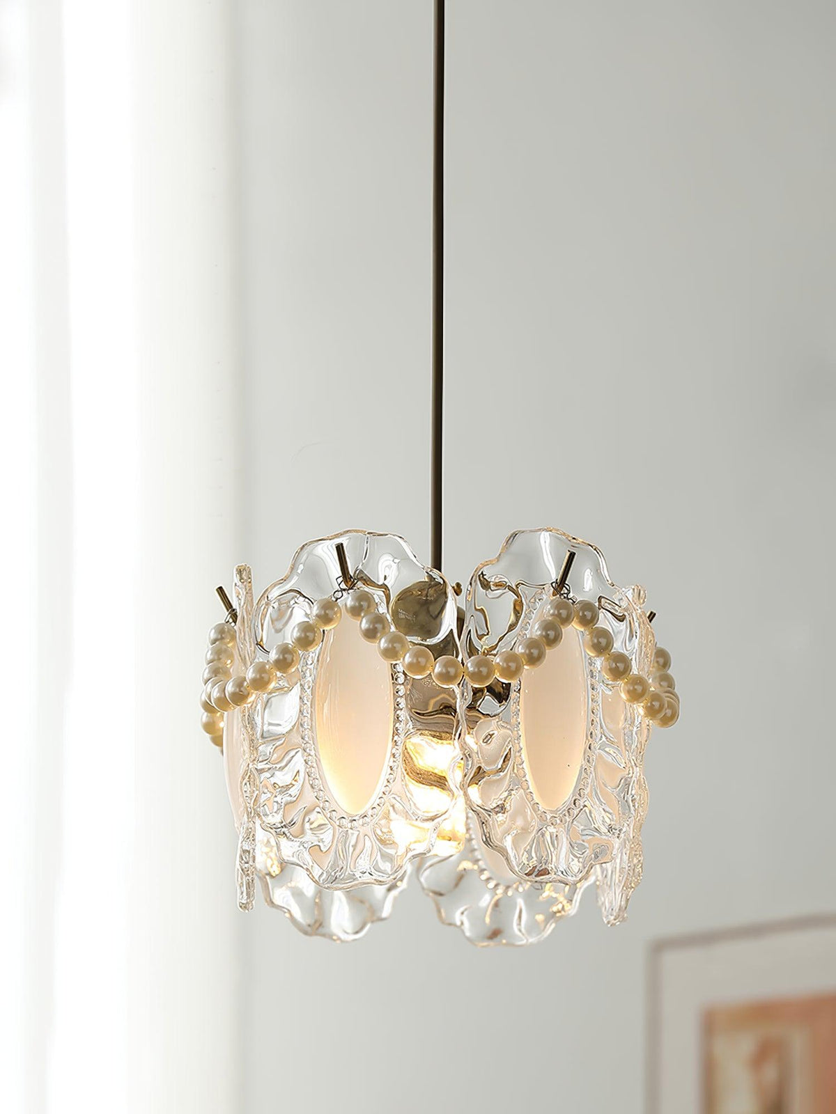 Floral Glass Pendant Lamp - view 15