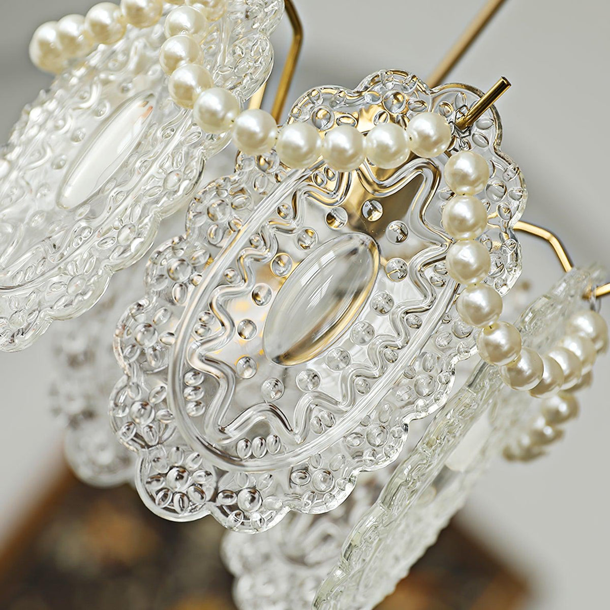 Floral Glass Pendant Lamp - view 17