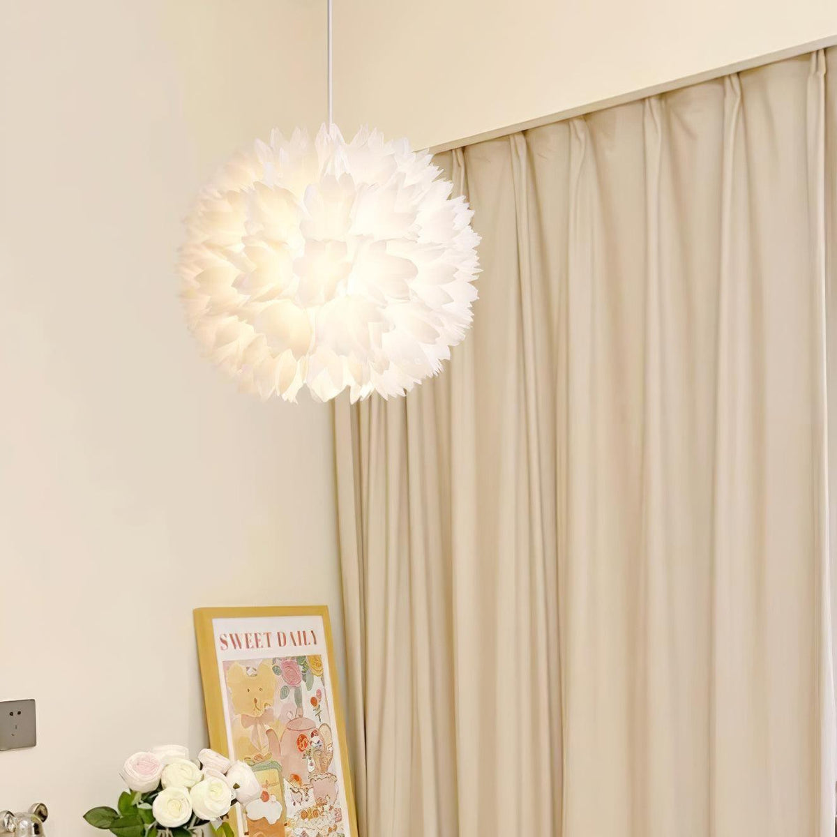 Flowers Ball Pendant Light - view 5