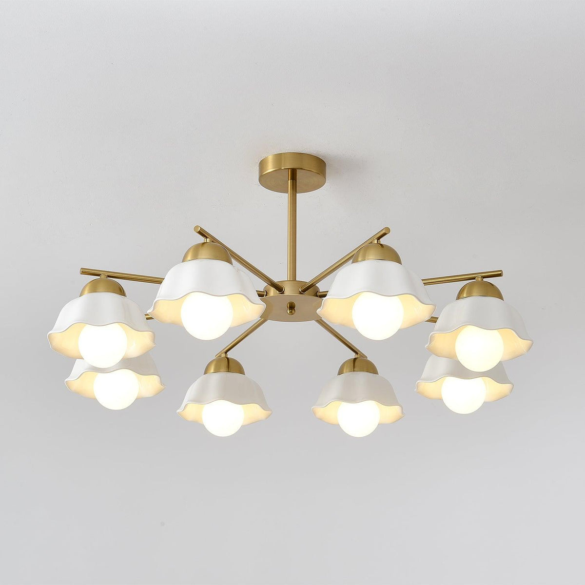 Flower Shade Chandelier