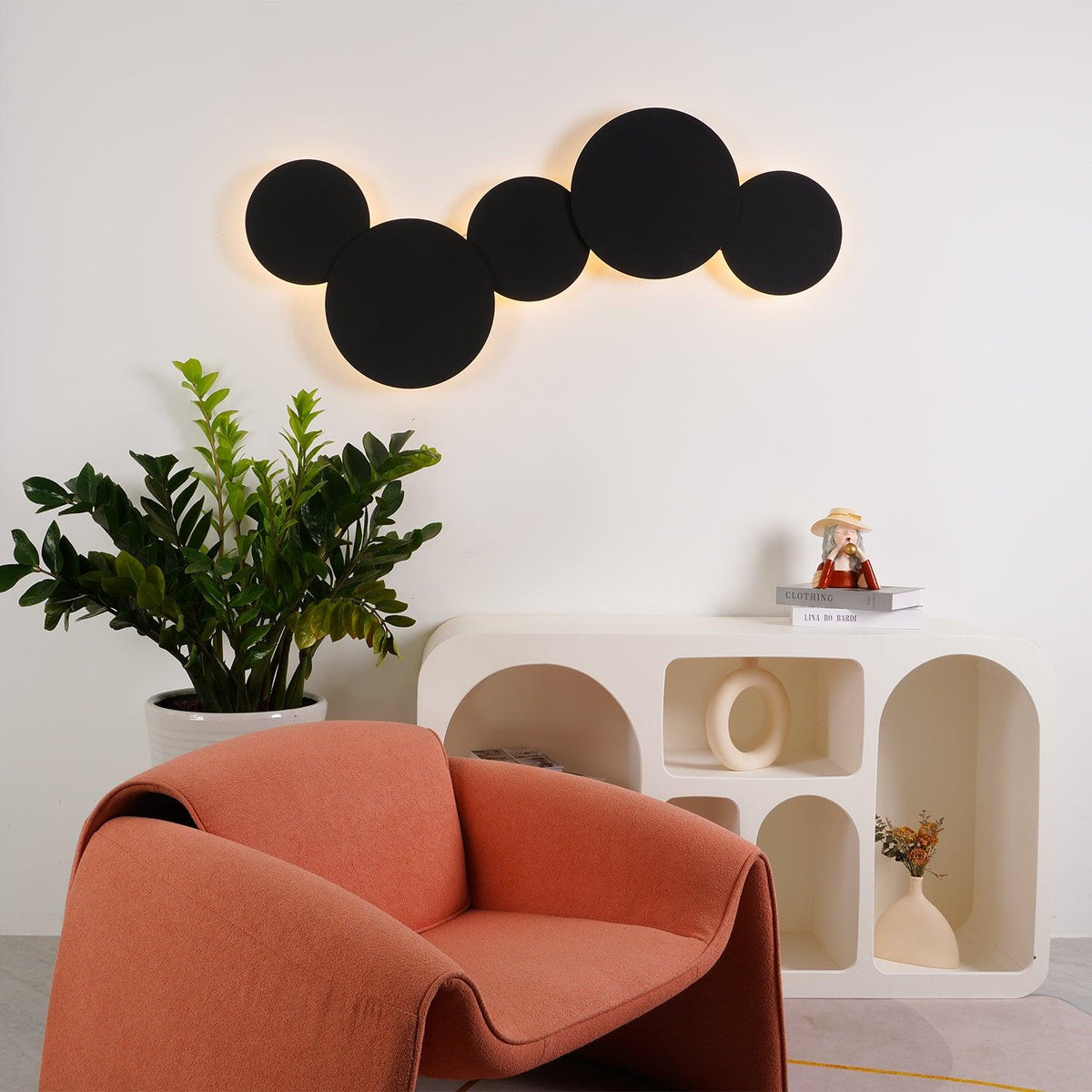 Geometric Disc Wall Lamp - view 2